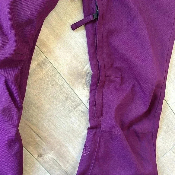 Volcom Womens Snowboard Pant Maroon/Purple Sz XS - Picture 4 of 9